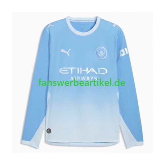 Trikot Manchester City Herren Heimausrüstung 2027-2028 Langarm