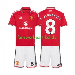 Bruno Fernandes 8 Trikot Manchester United Kinder Heimausrüstung 2027-2028 Kurzarm