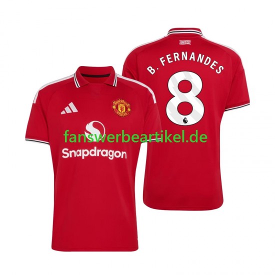 Bruno Fernandes 8 Trikot Manchester United Herren Heimausrüstung 2027-2028 Kurzarm