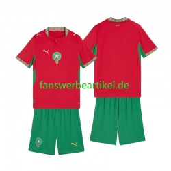 Trikot Marokko Kinder Heimausrüstung 2026 Kurzarm