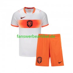 Trikot Niederlande Kinder Auswärtsausrüstung WM 2026 Kurzarm