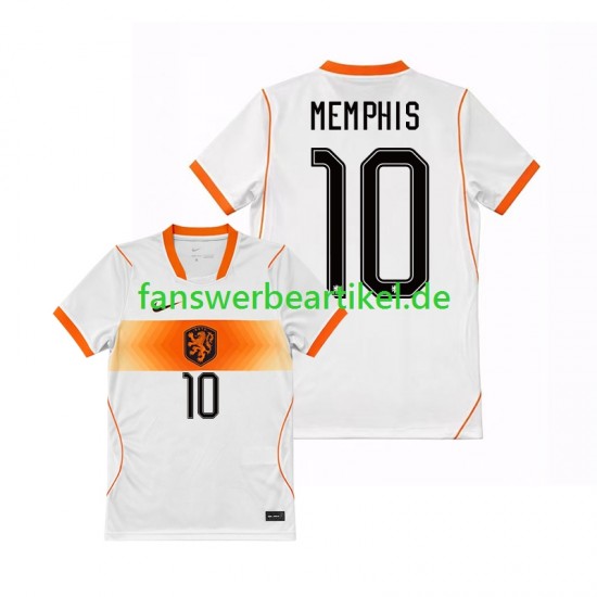Memphis Depay 10 Trikot Niederlande Herren Auswärtsausrüstung WM 2026 Kurzarm
