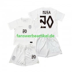 Antonio NUSA 20 Trikot Norwegen Kinder Ausweich ausrüstung WM 2026 Kurzarm