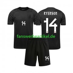 Julian Ryerson 14 Trikot Norwegen Kinder Auswärtsausrüstung WM 2026 Kurzarm