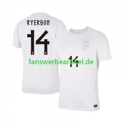 Julian Ryerson 14 Trikot Norwegen Herren Ausweich ausrüstung WM 2026 Kurzarm