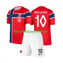 Martin Odegaard 10 Trikot Norwegen Kinder Heimausrüstung WM 2026 Kurzarm