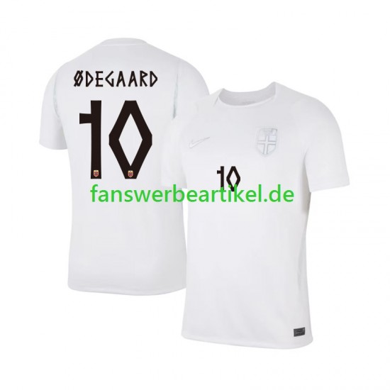 Martin Odegaard 10 Trikot Norwegen Herren Ausweich ausrüstung WM 2026 Kurzarm