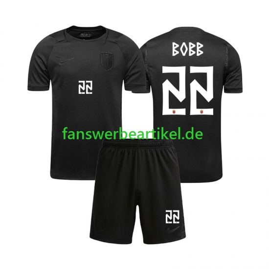 Oscar Bobb 22 Trikot Norwegen Kinder Auswärtsausrüstung WM 2026 Kurzarm
