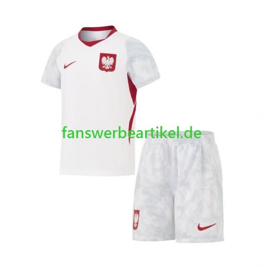 Trikot Polen Kinder Heimausrüstung WM 2026 Kurzarm