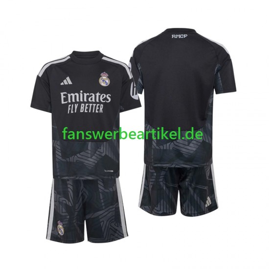 Torwart Trikot Real Madrid Kinder Heimausrüstung 2027-2028 Kurzarm