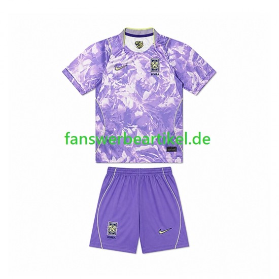 Trikot Südkorea Kinder Auswärtsausrüstung WM 2026 Kurzarm