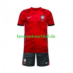 Trikot Südkorea Kinder Heimausrüstung WM 2026 Kurzarm