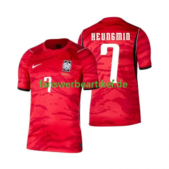 Son Heung-min 7 Trikot Südkorea Herren Heimausrüstung WM 2026 Kurzarm