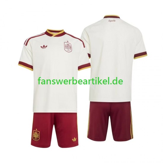 Trikot Spanien Kinder Auswärtsausrüstung WM 2026 Kurzarm