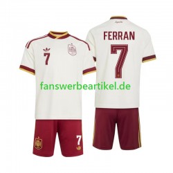 Ferran Torres 7 Trikot Spanien Kinder Auswärtsausrüstung WM 2026 Kurzarm