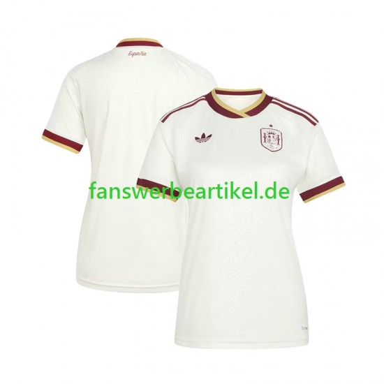 Trikot Spanien Dame Auswärtsausrüstung WM 2026 Kurzarm