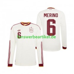 Mikel Merino 6 Trikot Spanien Herren Auswärtsausrüstung WM 2026 Langarm