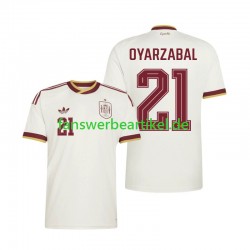 Mikel Oyarzabal 21 Trikot Spanien Herren Auswärtsausrüstung WM 2026 Kurzarm