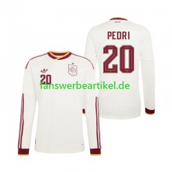 Pedri 20 Trikot Spanien Herren Auswärtsausrüstung WM 2026 Langarm