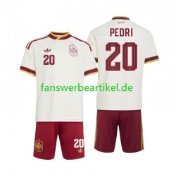 Pedri 20 Trikot Spanien Kinder Auswärtsausrüstung WM 2026 Kurzarm