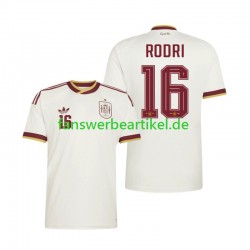Rodri 16 Trikot Spanien Herren Auswärtsausrüstung WM 2026 Kurzarm