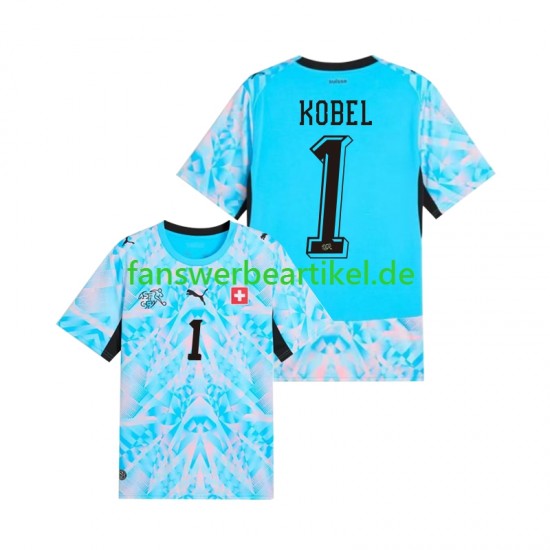 Gregor Kobel 1 Torwart Trikot Schweiz Herren Heimausrüstung WM 2026 Kurzarm