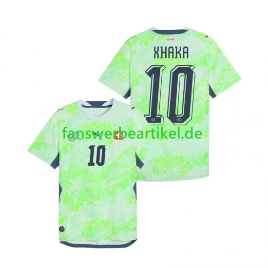 Granit Xhaka 10 Trikot Schweiz Herren Auswärtsausrüstung WM 2026 Kurzarm