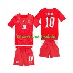 Granit Xhaka 10 Trikot Schweiz Kinder Heimausrüstung WM 2026 Kurzarm