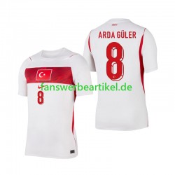 Arda Guler 8 Trikot Türkei Herren Auswärtsausrüstung WM 2026 Kurzarm