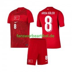 Arda Guler 8 Trikot Türkei Kinder Heimausrüstung WM 2026 Kurzarm