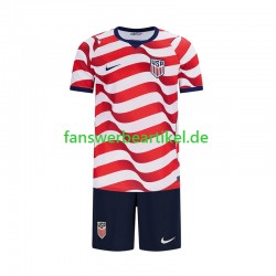 Trikot USA Kinder Heimausrüstung WM 2026 Kurzarm