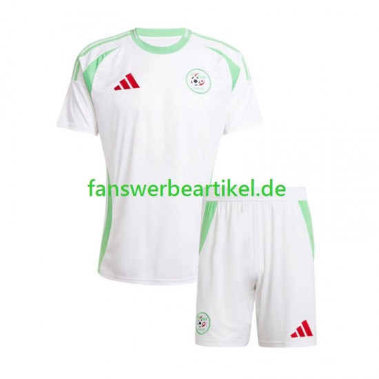 Trikot Algerien Kinder Heimausrüstung 2024-2025 Kurzarm