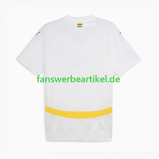 Trikot Ghana Herren Heimausrüstung 2024 Kurzarm