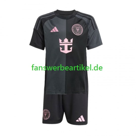 Trikot Inter Miami Kinder Auswärtsausrüstung 2024-2025 Kurzarm