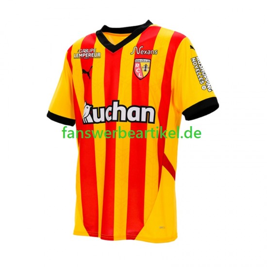 Trikot RC Lens Herren Heimausrüstung 2024-2025 Kurzarm