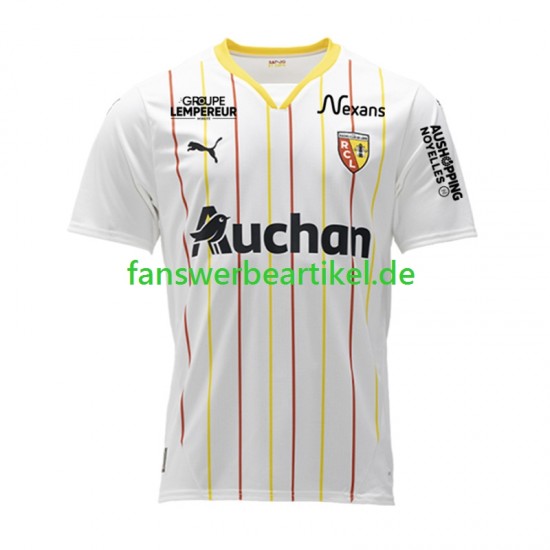 Trikot RC Lens Herren Ausweich ausrüstung 2024-2025 Kurzarm