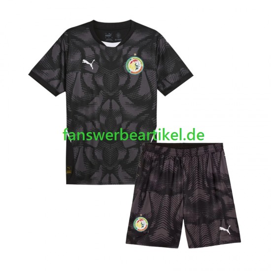 Torwart Trikot Senegal Kinder Auswärtsausrüstung 2025 Kurzarm