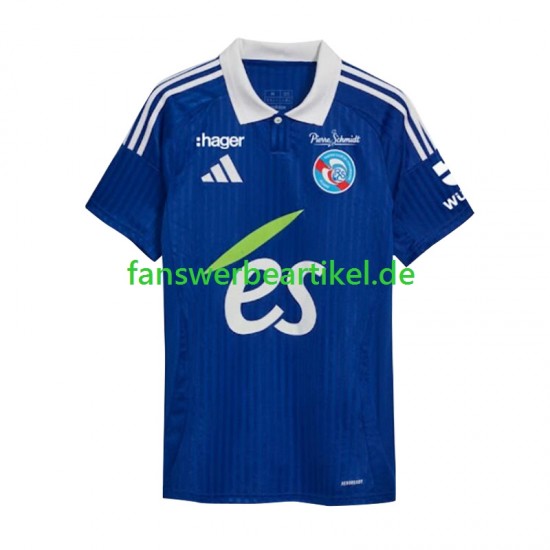 Trikot Strasbourg Herren Heimausrüstung 2024-2025 Kurzarm