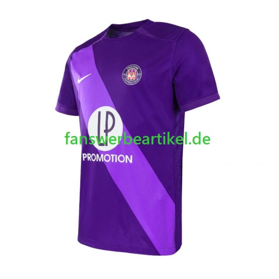 Trikot Toulouse FC Herren Heimausrüstung 2024-2025 Kurzarm