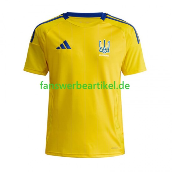 Trikot Ukraine Herren Heimausrüstung 2024 Kurzarm