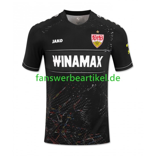 Trikot VfB Stuttgart Herren Ausweich ausrüstung 2024-2025 Kurzarm