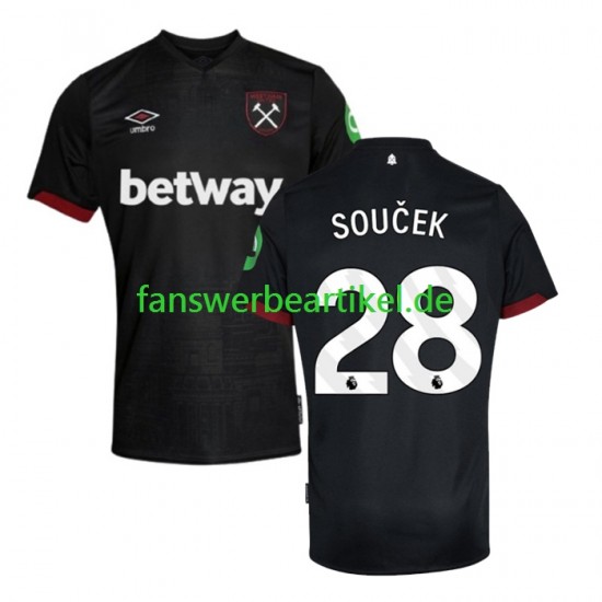 SOUCEK 28 Trikot West Ham United Herren Auswärtsausrüstung 2024-2025 Kurzarm