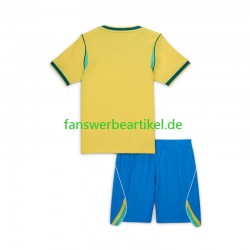 Trikot Brasilien Kinder Heimausrüstung WM 2026 Kurzarm