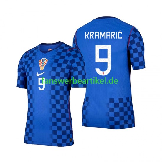 Andrej Kramaric 9 Trikot Kroatien Herren Auswärtsausrüstung WM 2026 Kurzarm