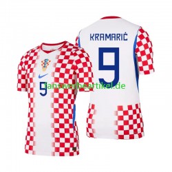 Andrej Kramaric 9 Trikot Kroatien Herren Heimausrüstung WM 2026 Kurzarm