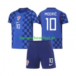 Luka Modric 10 Trikot Kroatien Kinder Auswärtsausrüstung WM 2026 Kurzarm