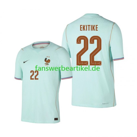 Hugo Ekitike 22 Trikot Frankreich Herren Auswärtsausrüstung WM 2026 Kurzarm