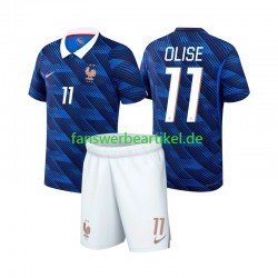 Michael Olise 11 Trikot Frankreich Kinder Heimausrüstung WM 2026 Kurzarm