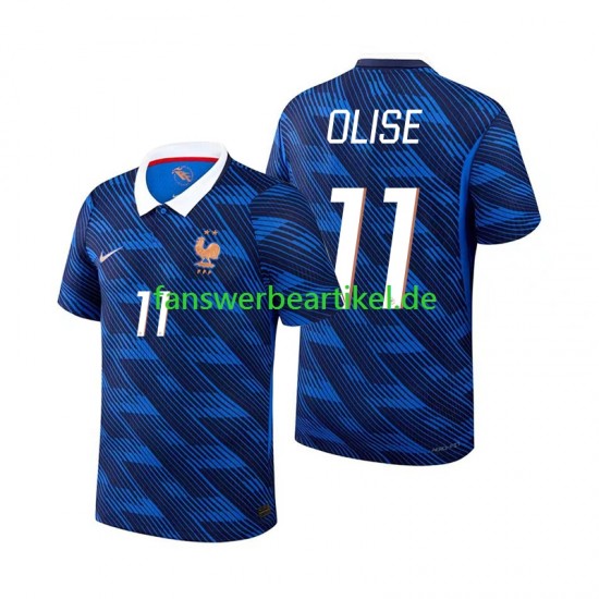 Michael Olise 11 Trikot Frankreich Herren Heimausrüstung WM 2026 Kurzarm