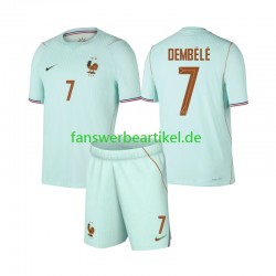 Ousmane Dembele 7 Trikot Frankreich Kinder Auswärtsausrüstung WM 2026 Kurzarm